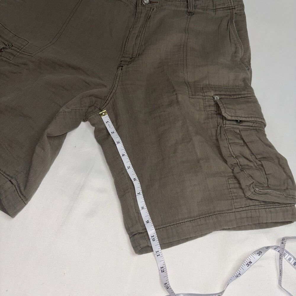 Tommy Bahama Khaki Cargo Shorts Size 38 100% Cotton - Picture 6 of 6